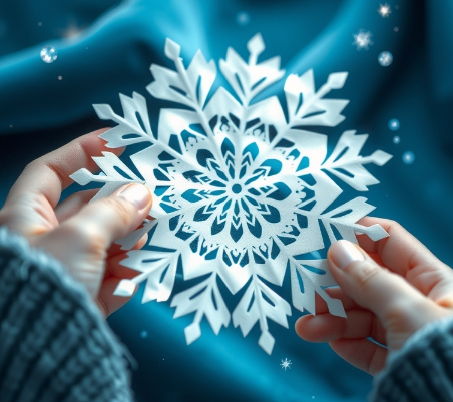 «Снежинка с ХАРАКТЕРОМ»: мастер-класс по зимней магии