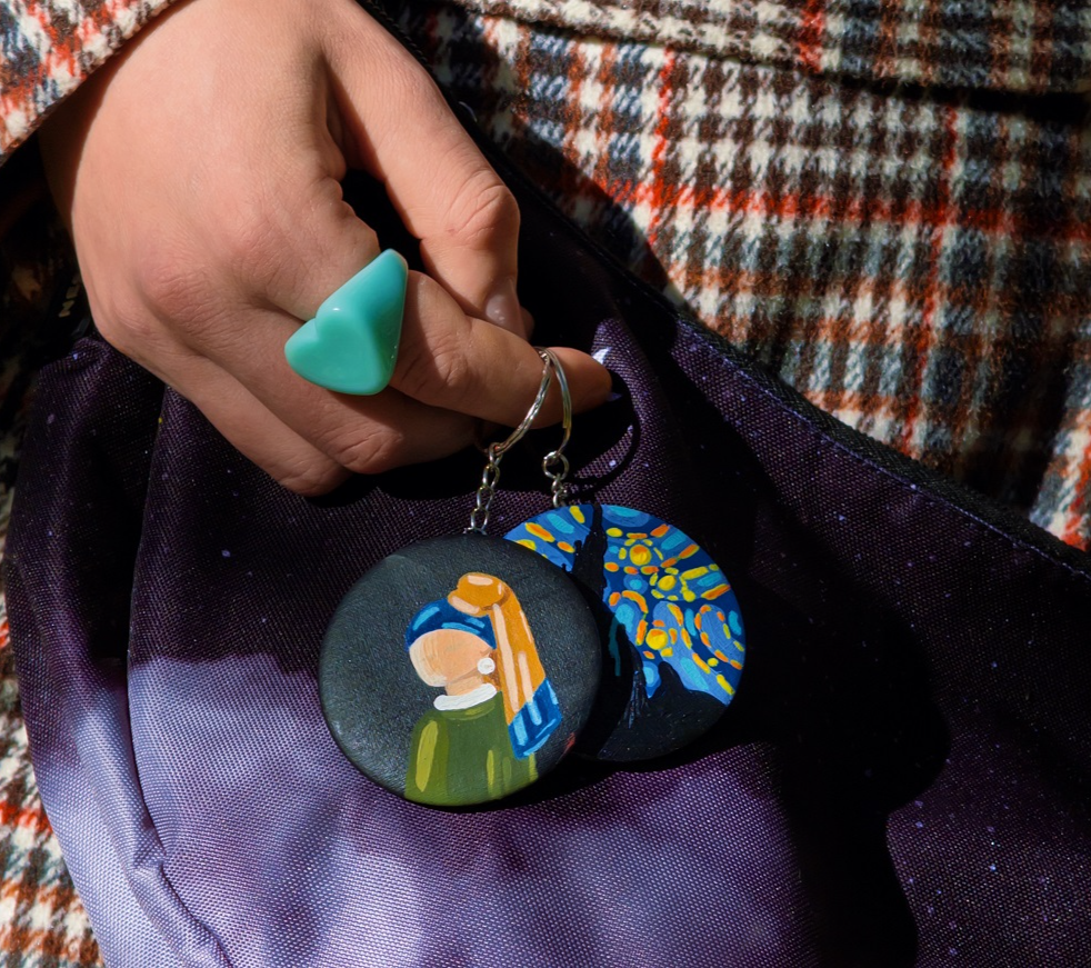 Мастер-класс по живописи на миниатюрном холсте