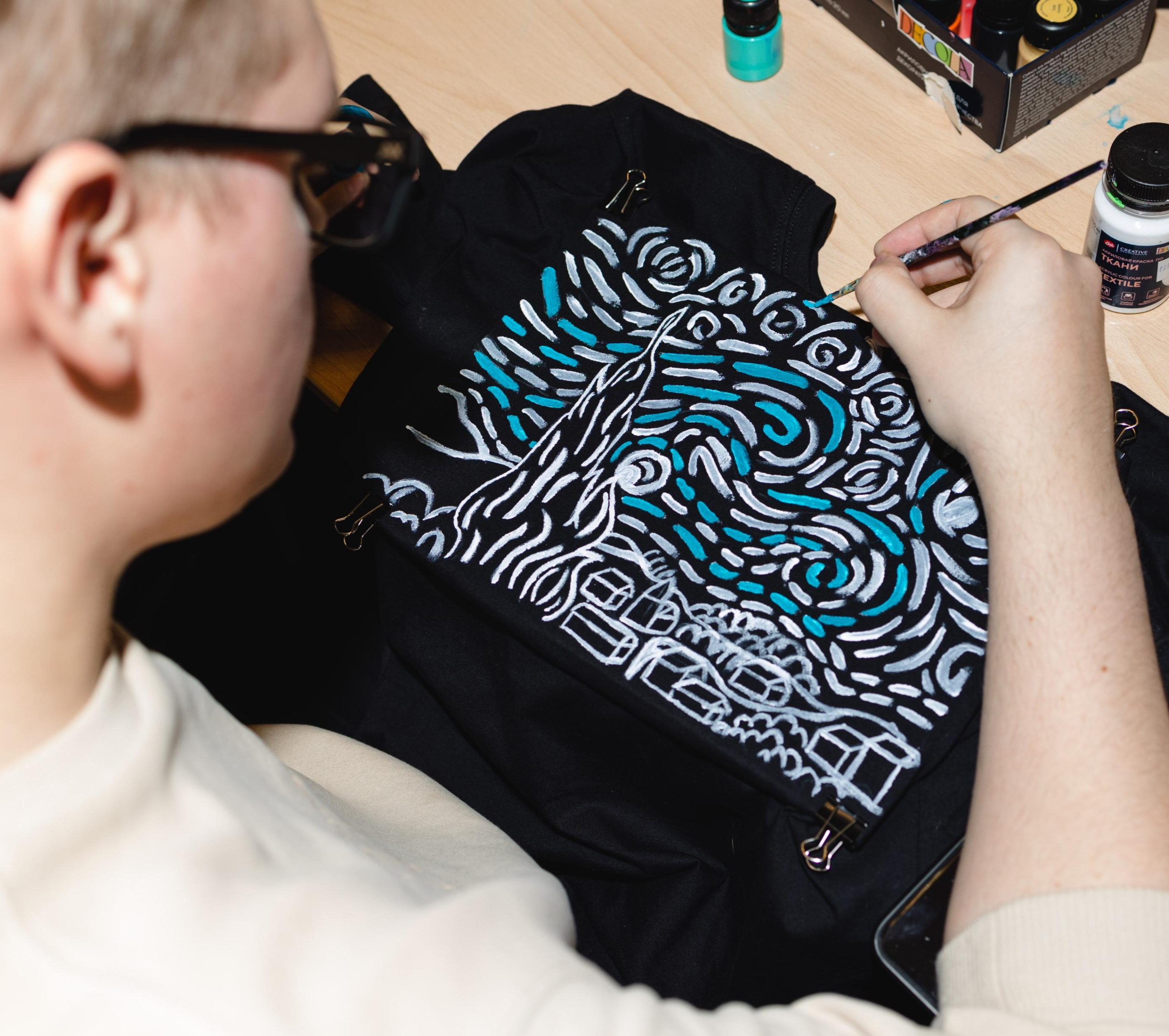 Роспись футболки