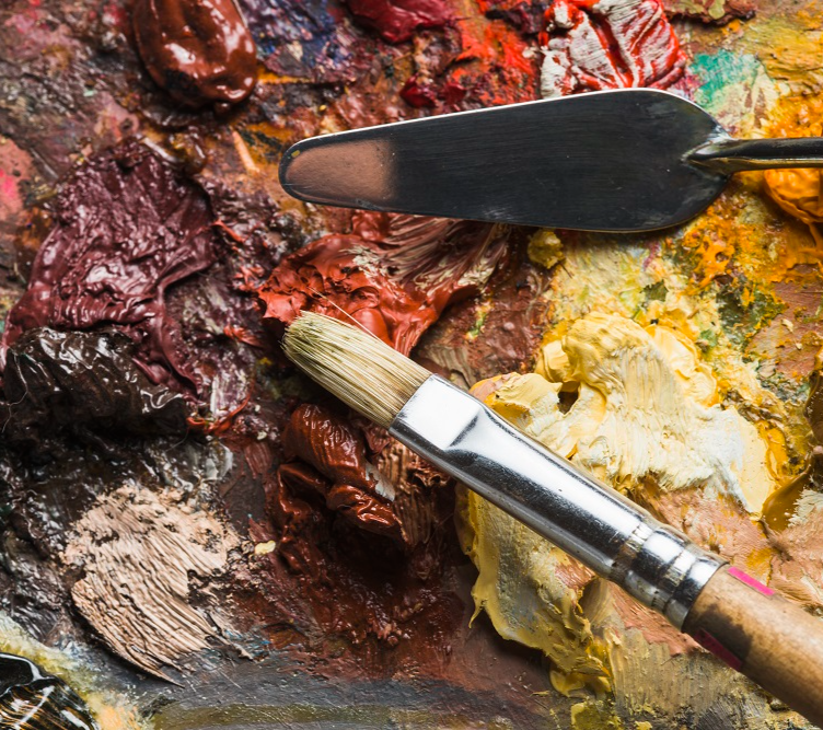 Мастер-класс по фактурной живописи на холсте