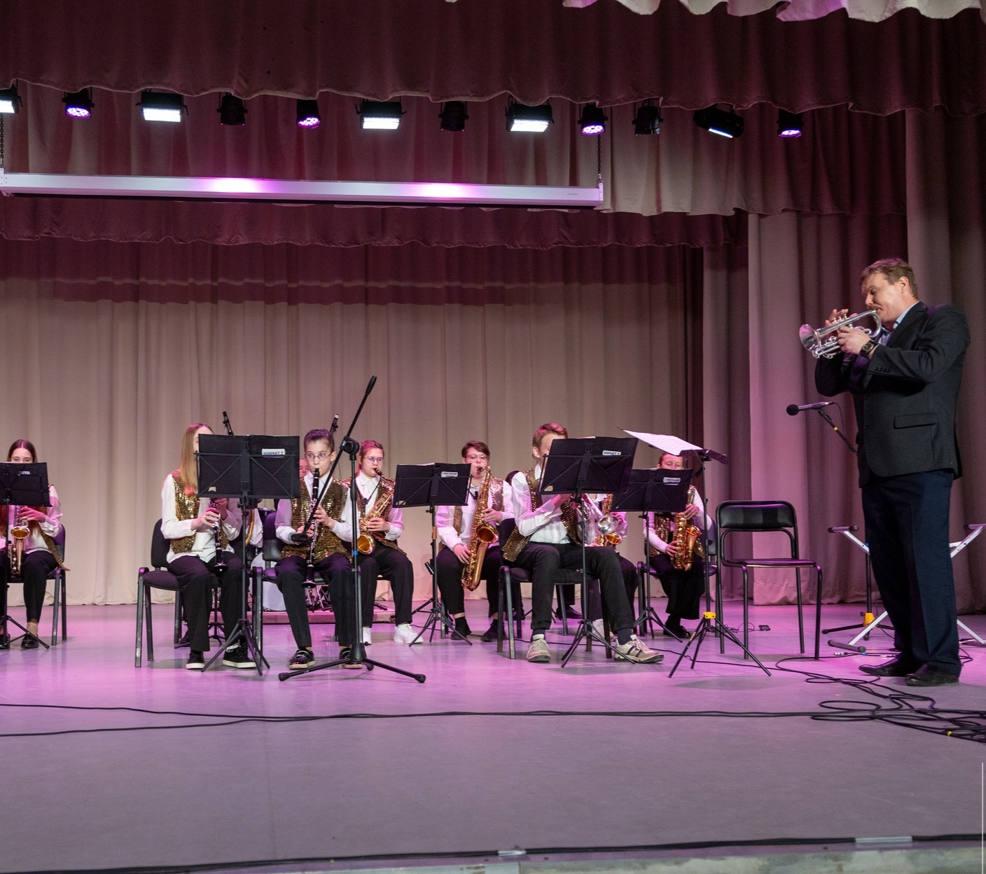 Отчетный концерт духового оркестра Дворца культуры «Станкомаш»