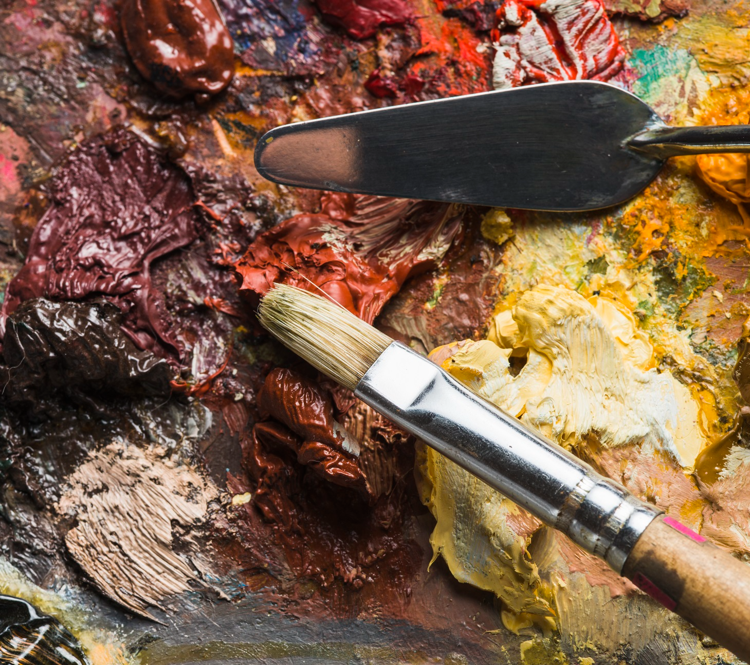 Мастер-класс по фактурной живописи на холсте