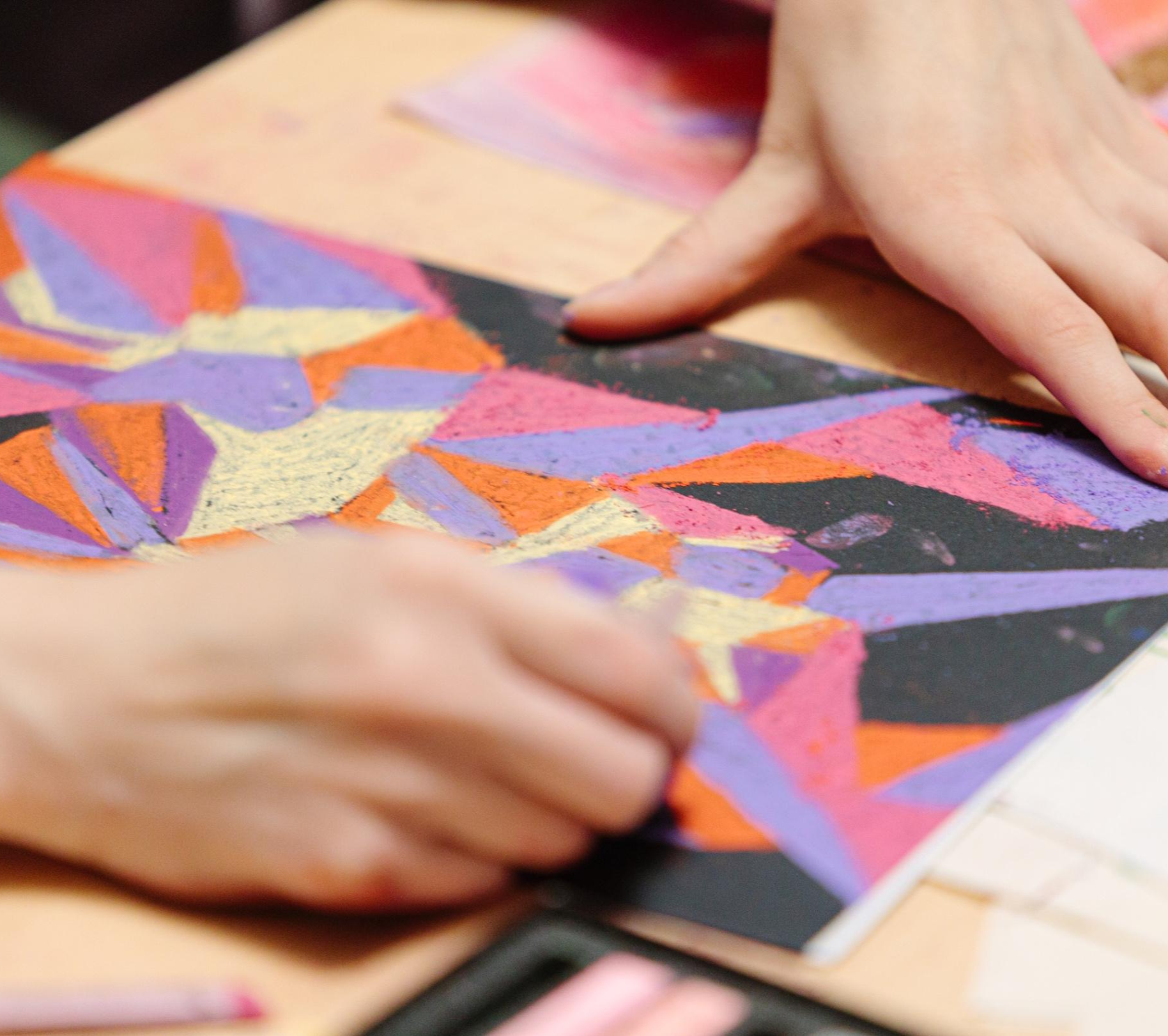 Мастер-класс по рисунку масляной пастелью