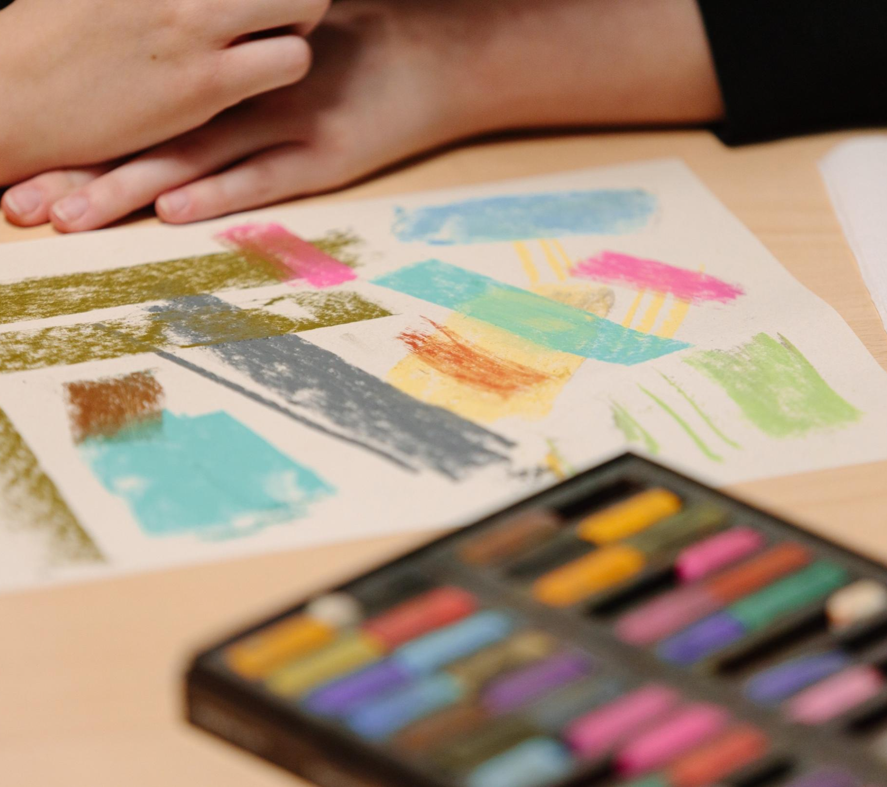 Мастер-класс по рисунку сухой пастелью