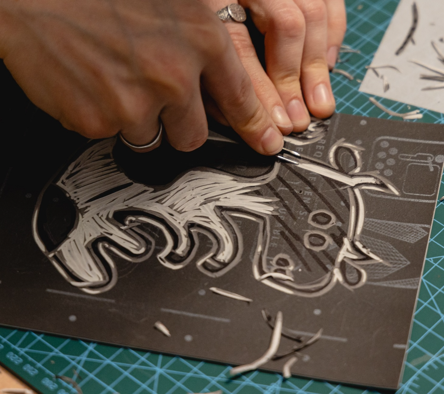 Мастер-класс по линогравюре